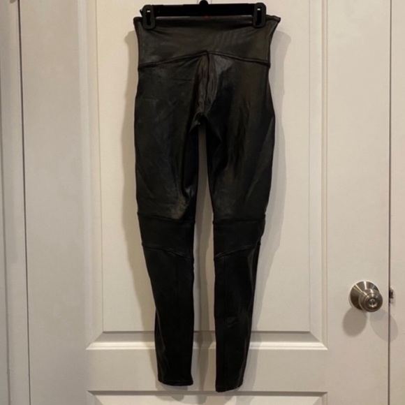 Spanx Faux Leather Moto Leggings - Picture 6 of 6